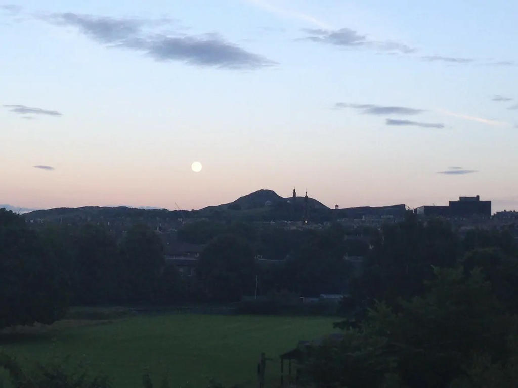 Glorious Night View of Carlton Hill and Arthurs Seat