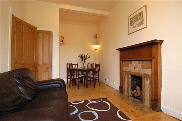 Living room with dining area