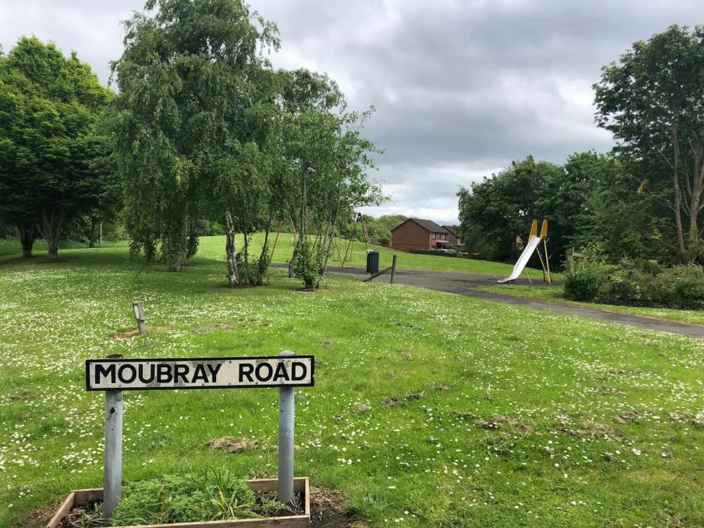 Large playing fields and play park directly opposite the house