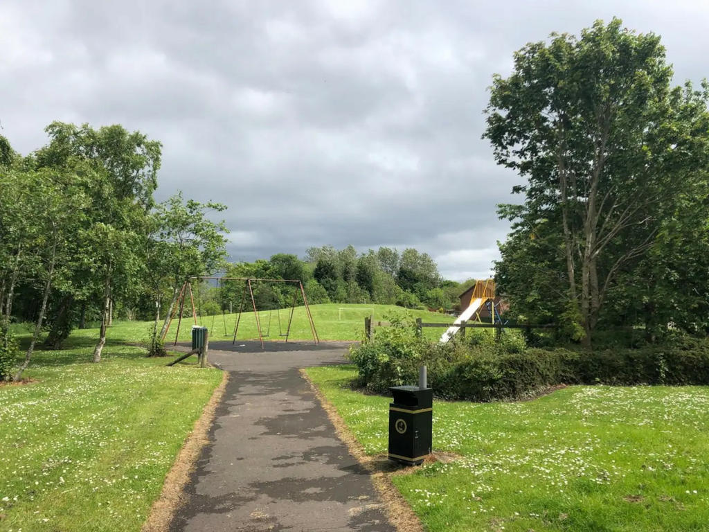 Entrance to playing field/park