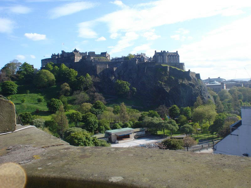 View towards Edinburgh Castle