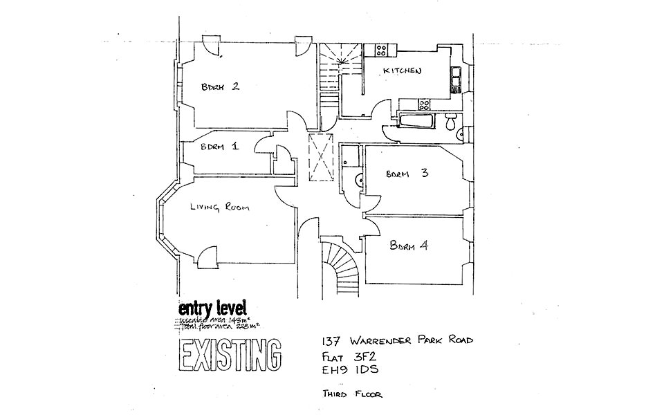 Floor plan (3rd floor)