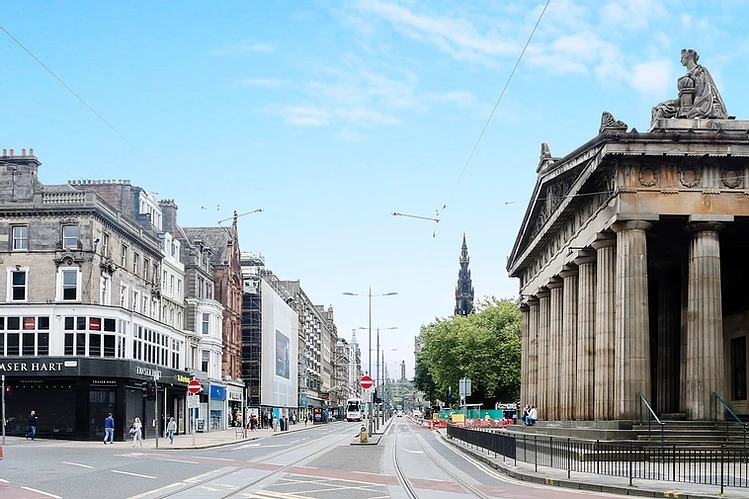 Princes Street (5 min walk)