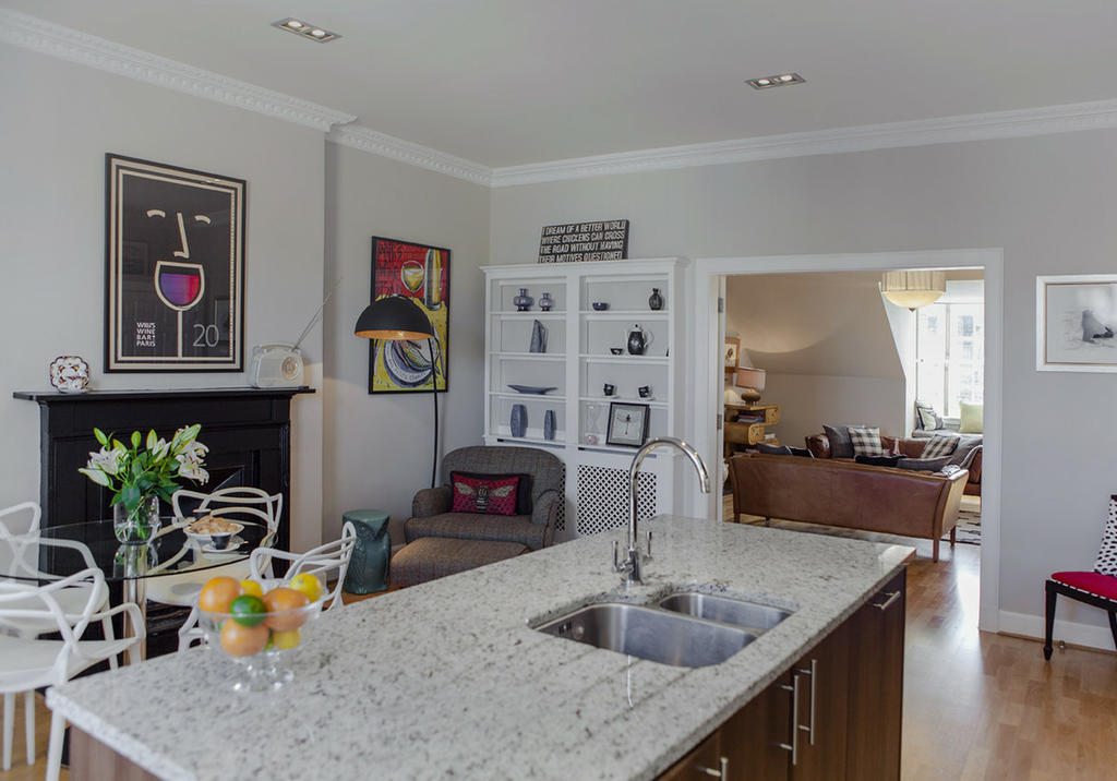 Luxurious Kitchen with Dining Area