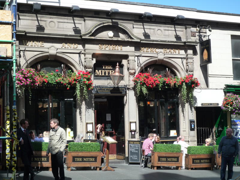 The Mitre, a pub on the Royal Mile