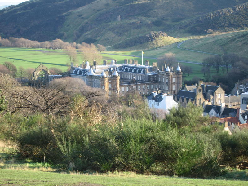 The Palace of Holyroodhouse from Calton Hill