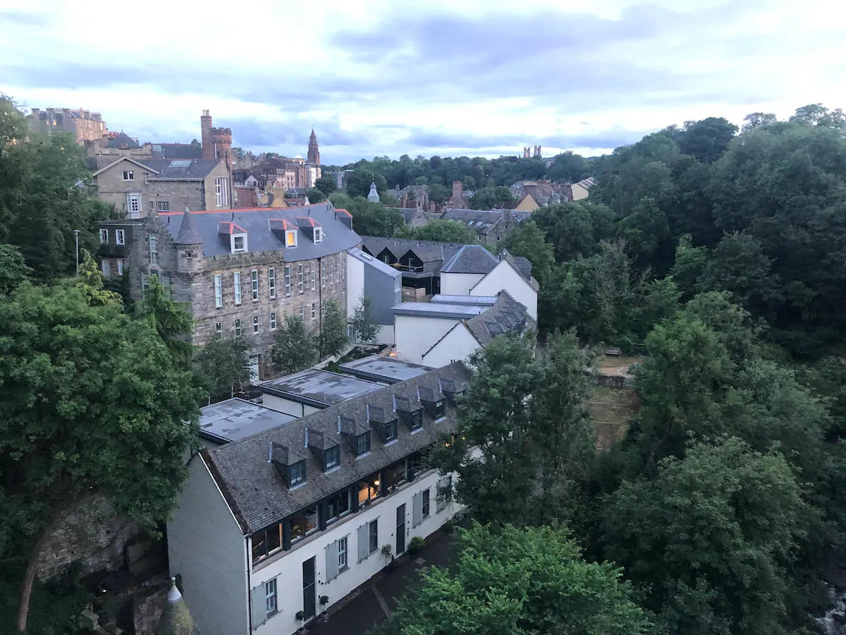 View from nearby Dean Bridge