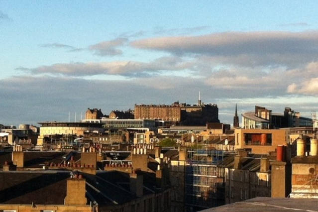 View to Edinburgh Castle