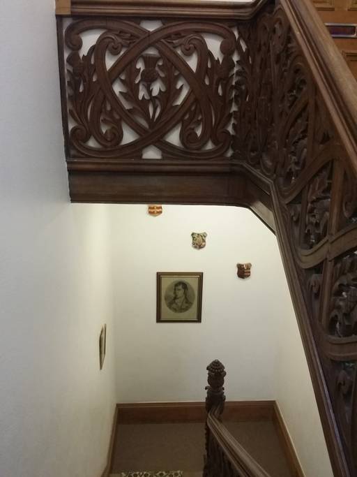 Staircase leading to the apartment