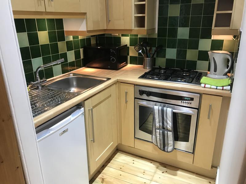 Kitchen area of living room