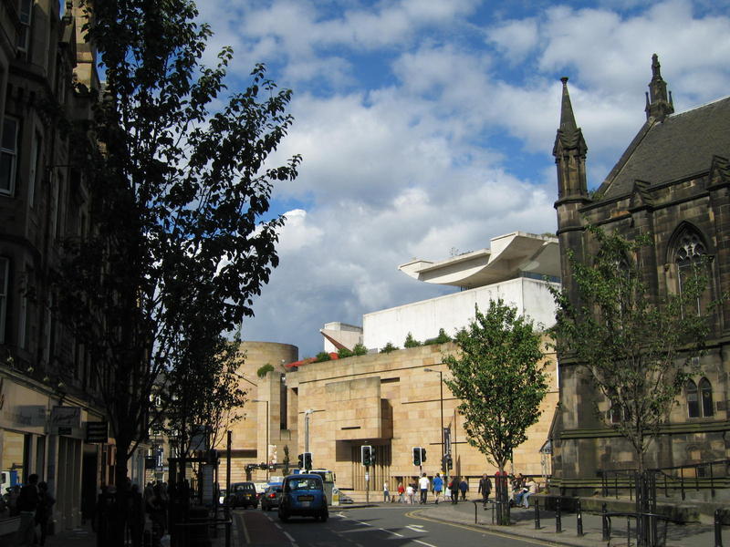 The Museum of Scotland, which is a few metres' walk from the apartment