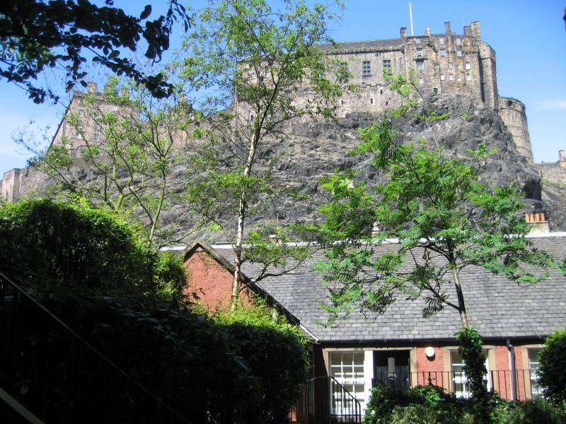 View to Edinburgh Castle