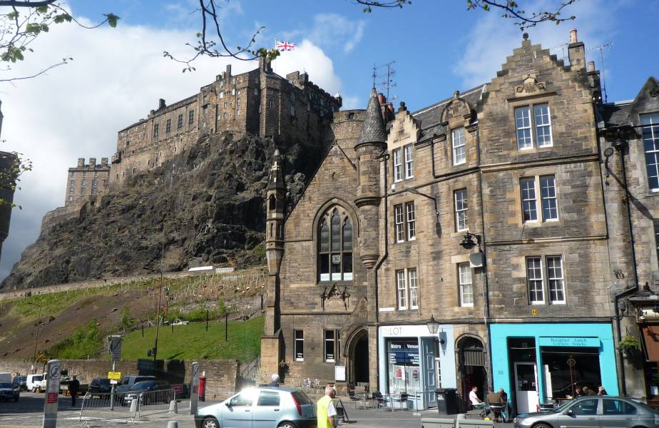View from the Grassmarket