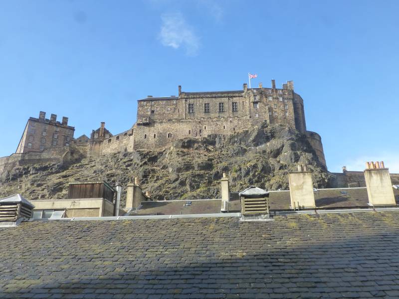 View to Edinburgh Castle