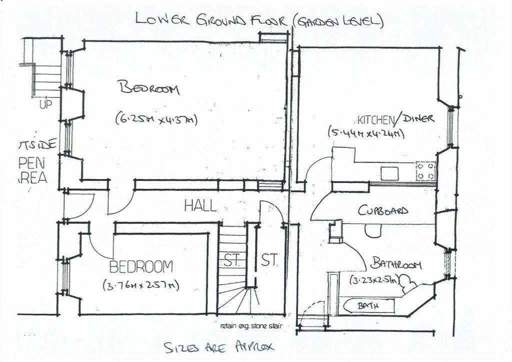 Floor plan (Garden level)
