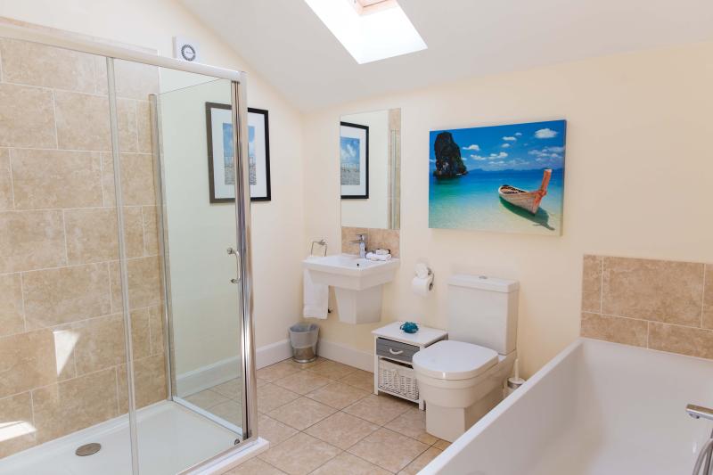 Spacious ground floor bathroom