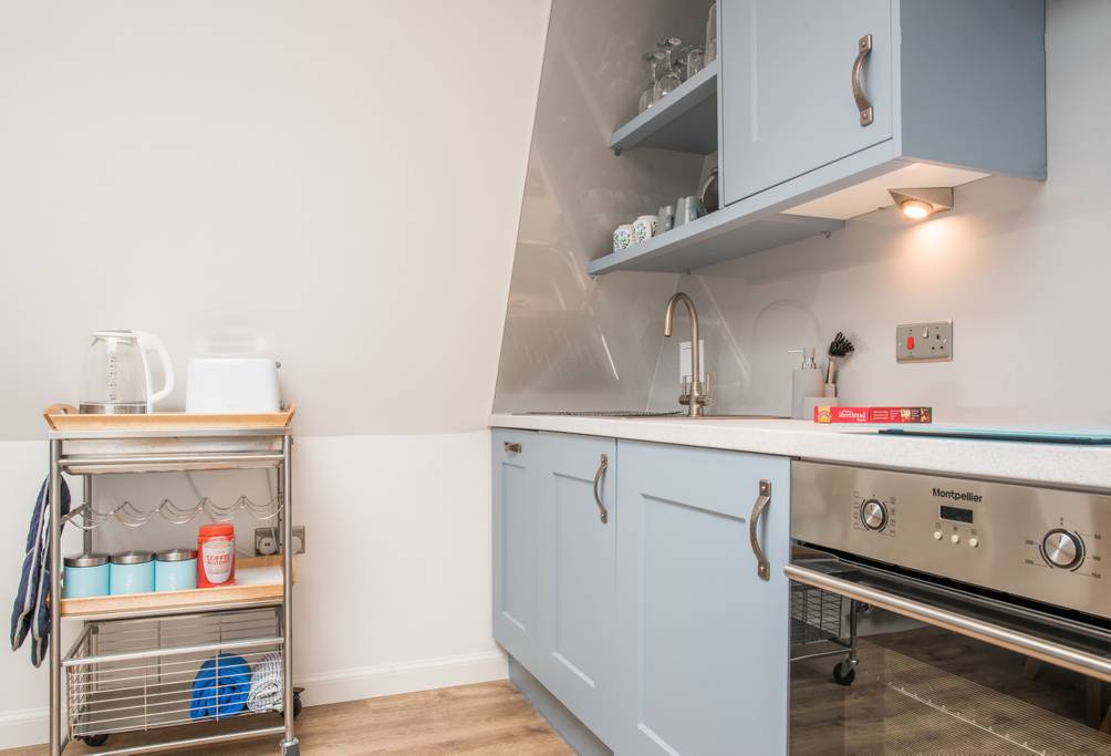 Small kitchenette on first floor