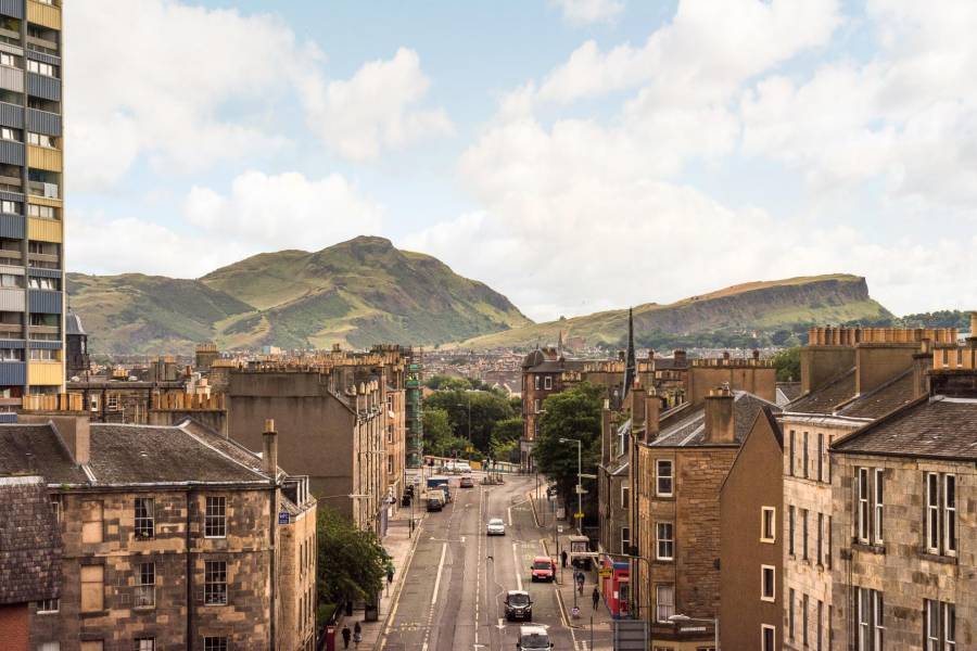 View to Arthur's Seat & Salisbury Crags