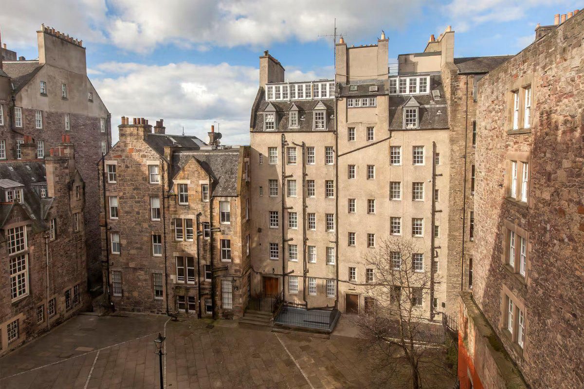 Historic courtyard views