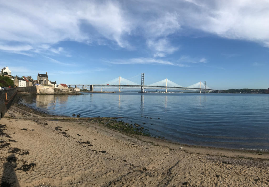 View of Forth bridges from South Queensferry