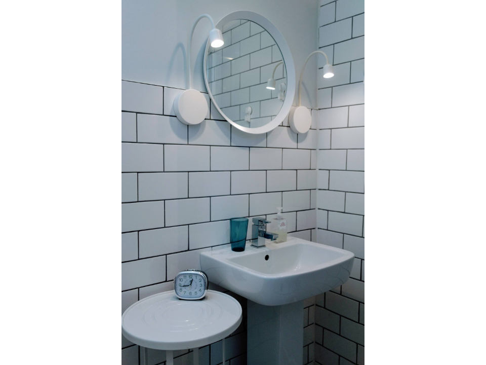 Bathroom with natural toiletries