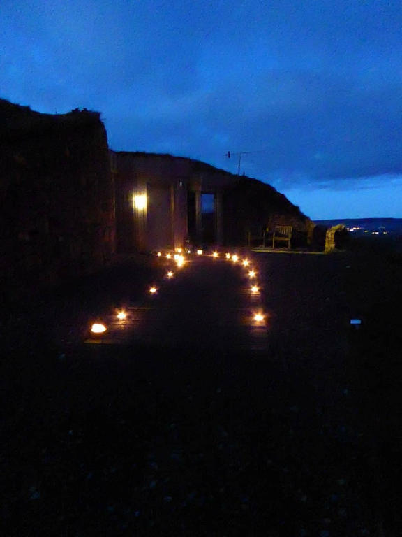 Cottage by night