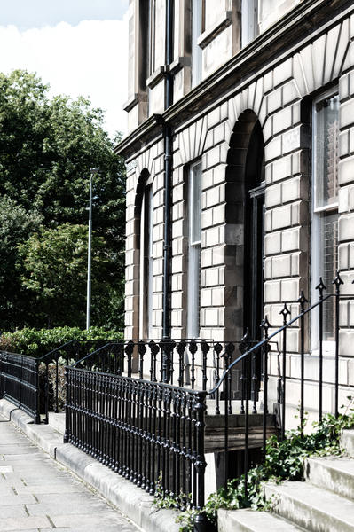 The main entrance from the street. Walker Street is one of the grandest streets in the West End