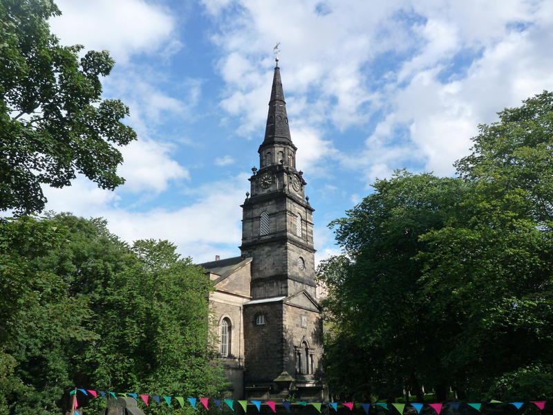 St Cuthbert's Church from Princes Street Gardens