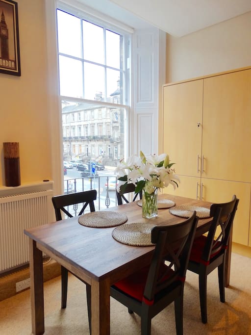 Living Room & Dining Area